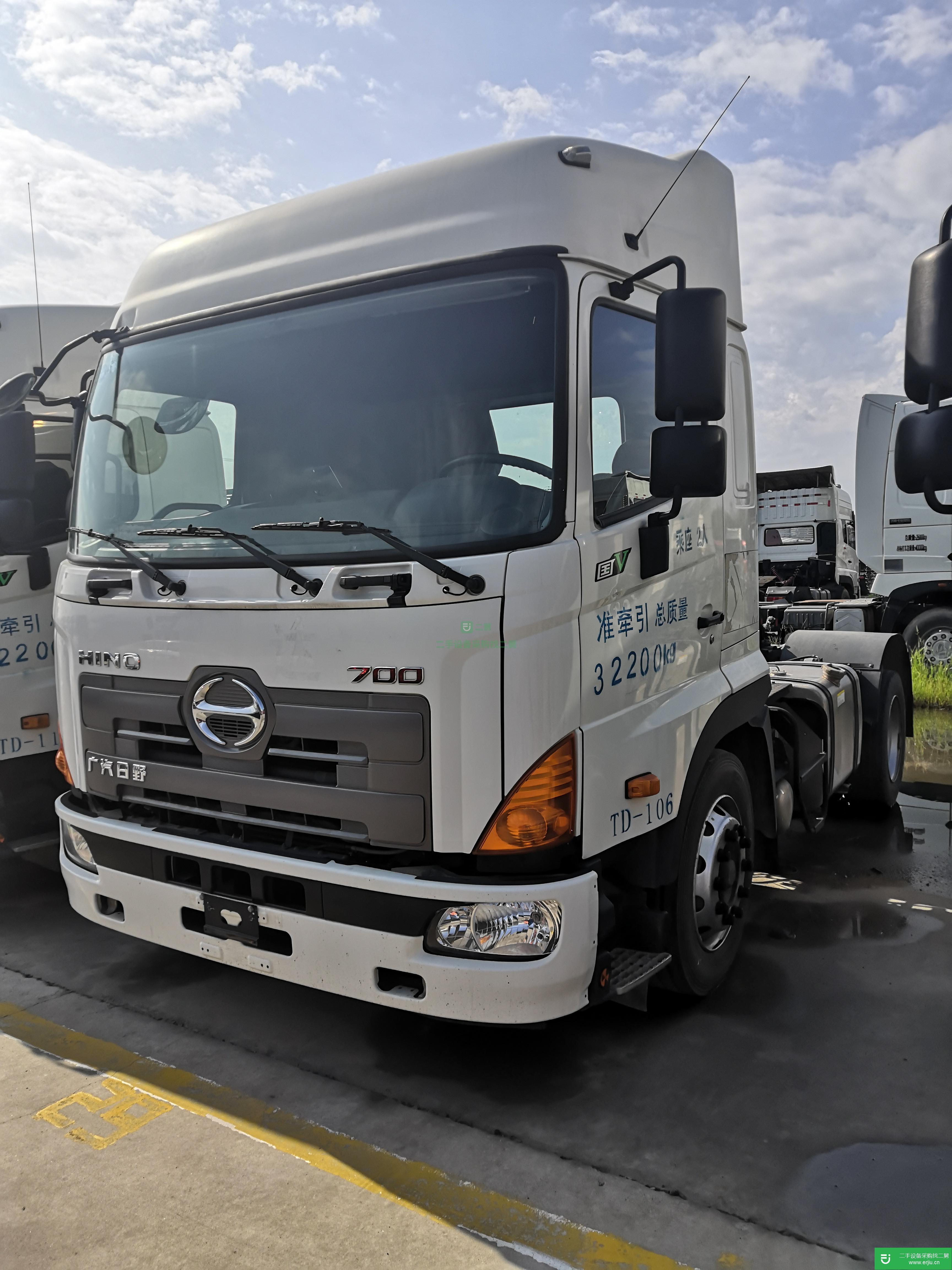 山東省出售二手廣汽日野牽引車