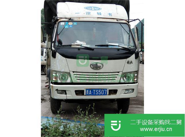貴州出售二手一汽解放前二后四排半貨車