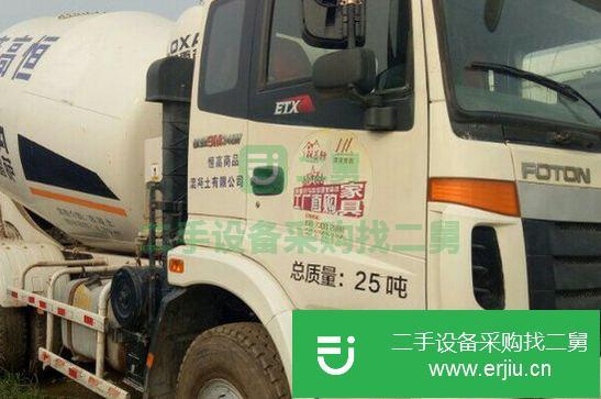 江西出售二手福田混凝土攪拌車