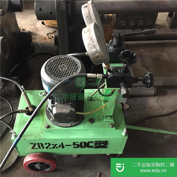 山西出售二手ZB2x4-50C預(yù)應(yīng)力張拉液壓油泵