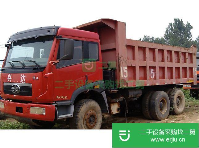 天津出售二手解放新大威自卸車