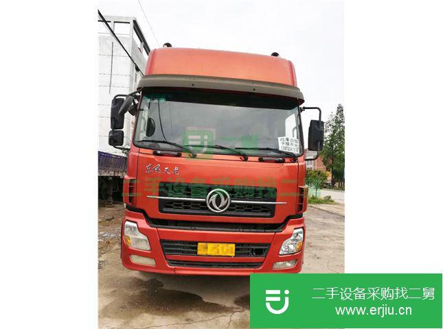 湖北出售二手東風天龍倉欄半掛車