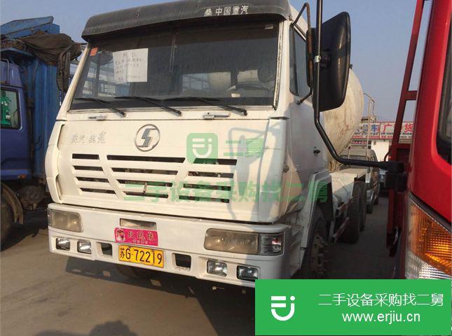 江蘇出售二手陜汽重卡攪拌車