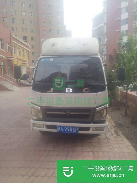 內蒙古出售二手金杯騏運廂式貨車