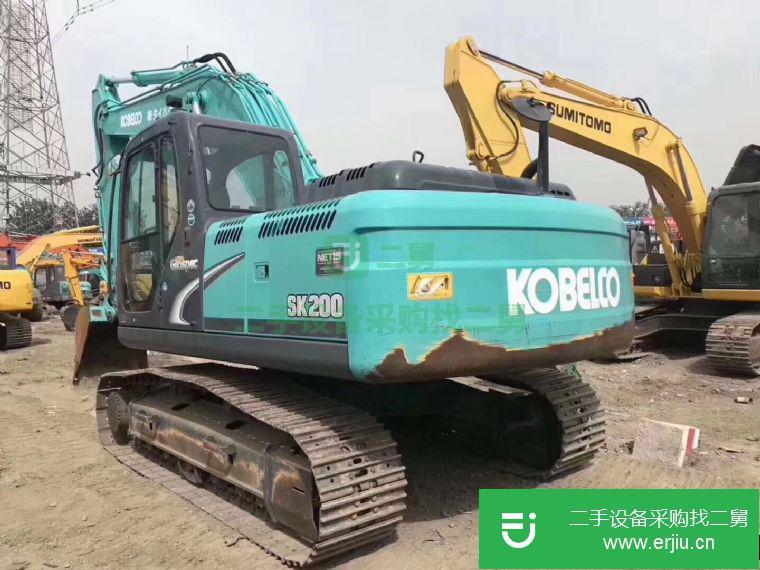 山東出售二手八成新神鋼200挖掘機