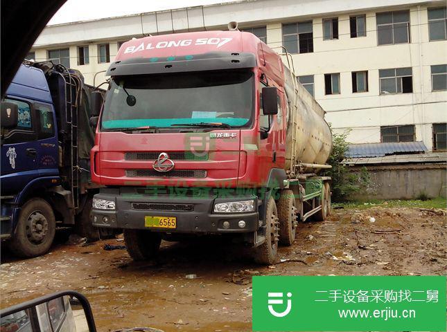 江西出售二手天龍前四后八水泥罐車
