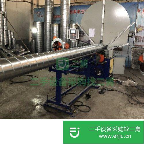 山東出售二手JM-2000鍍鋅板螺旋風管成型機