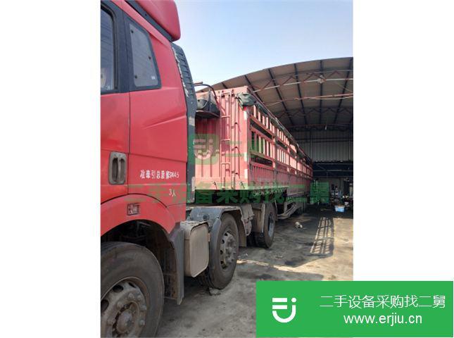 浙江出售二手倉欄半掛車