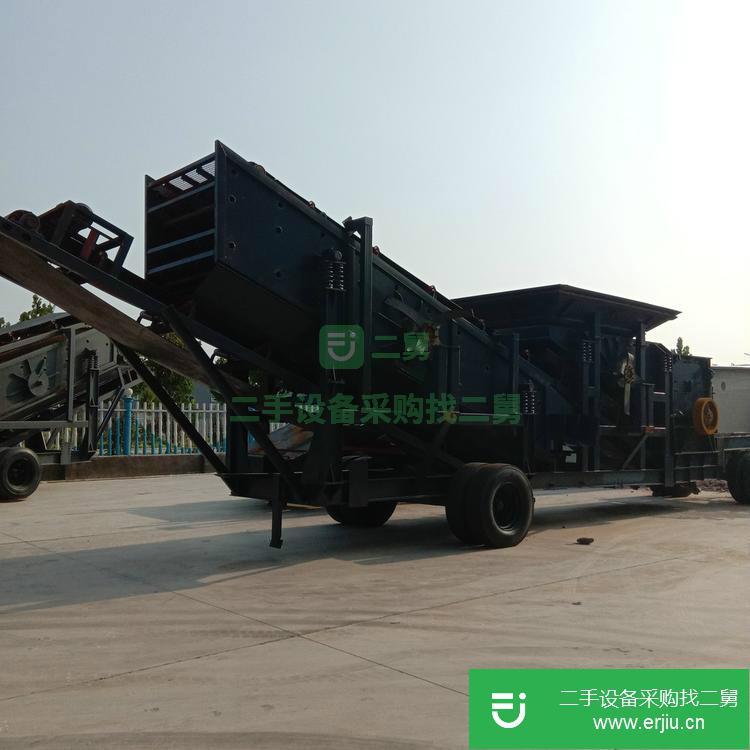 河南出售二手移動(dòng)制砂機(jī)