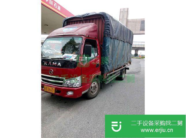 江蘇出售二手凱馬牌倉柵式廂式貨車