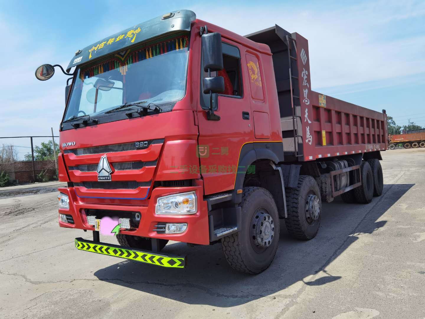 河北急售本地原車主一手車，380馬力純重型自卸車
