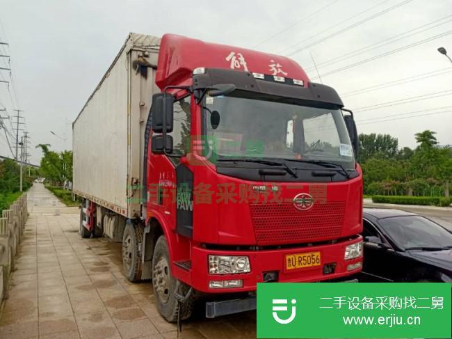 山東出售二手青島解放悍V 9.6米廂式貨車