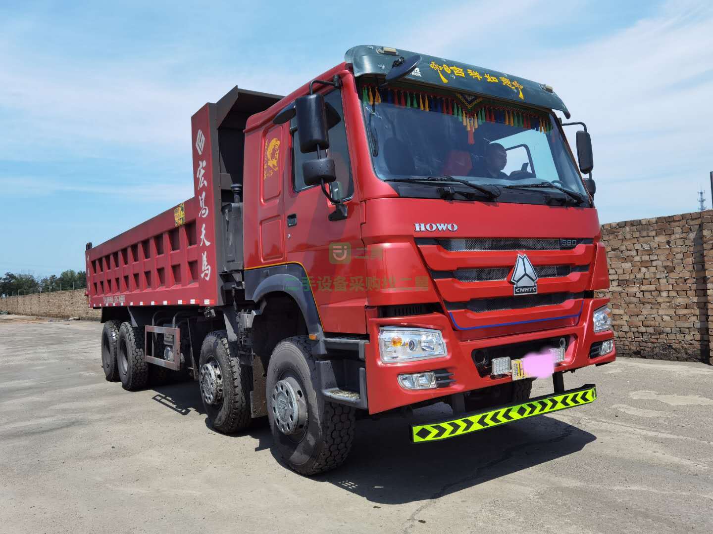河北急售本地原車主一手車，380馬力純重型自卸車