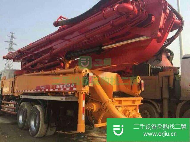 山東出售二手三一37-63米泵車