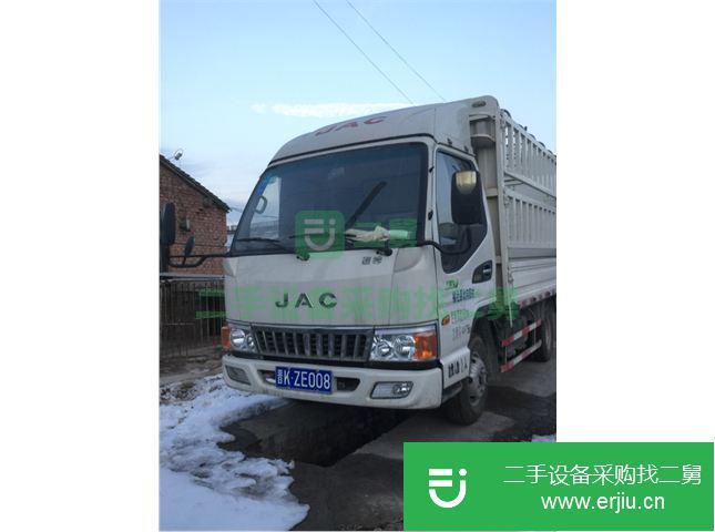 山西出售二手江淮前二后四排半篷式貨車