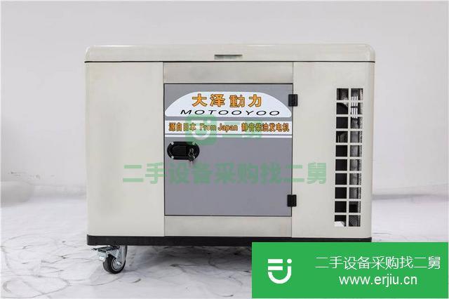 四川出售二手移動(dòng)帶輪子18千瓦柴油發(fā)電機(jī)