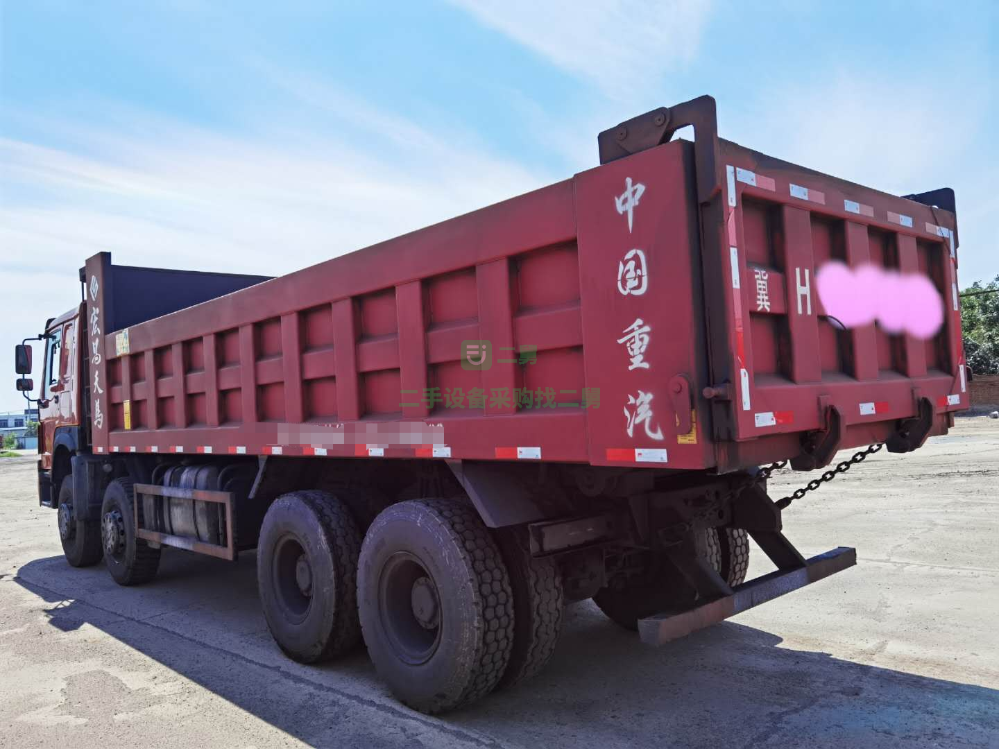 河北急售本地原車主一手車，380馬力純重型自卸車