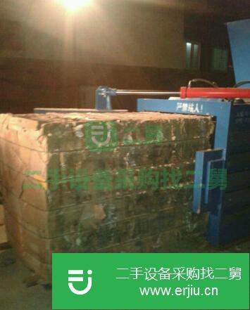 江蘇出售二手臥式半自動廢紙打包機