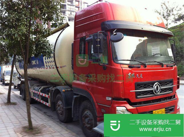 重慶出售二手東風天龍前四后八散裝水泥罐車