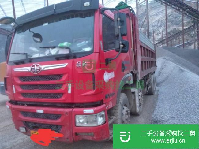 湖南出售二手青島解放悍V，270馬力自卸車