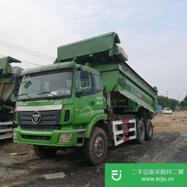 山東出售二手歐曼后八輪翻斗自卸車5.6-6米