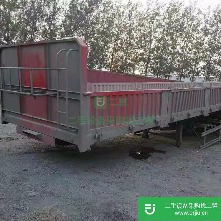 山東出售二手側翻自卸掛車