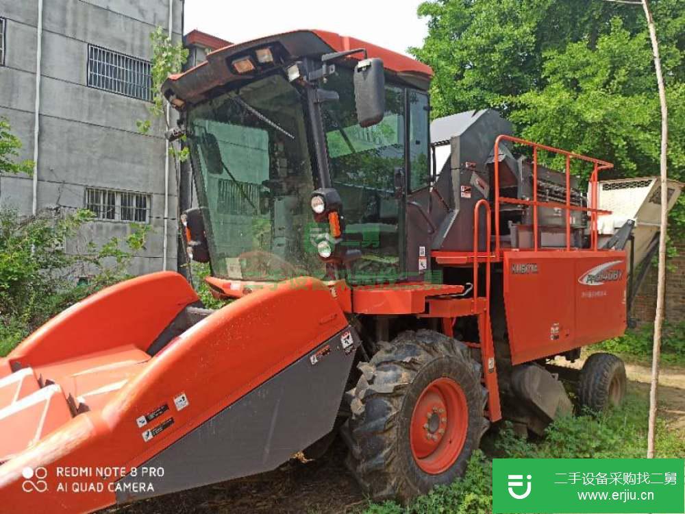 山東出售二手久保田1408玉米收割機(jī)