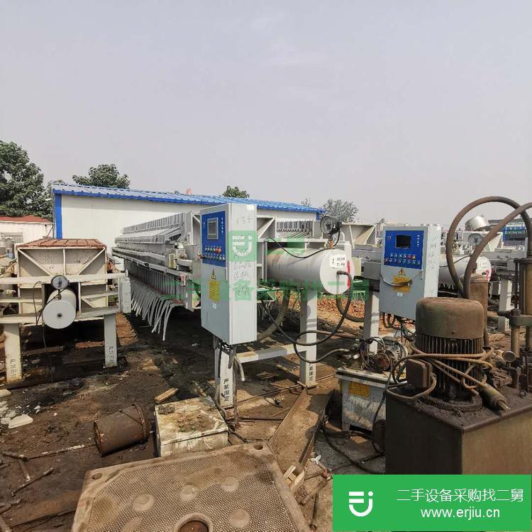 山東出售二手全自動(dòng)程控隔膜壓濾機(jī)