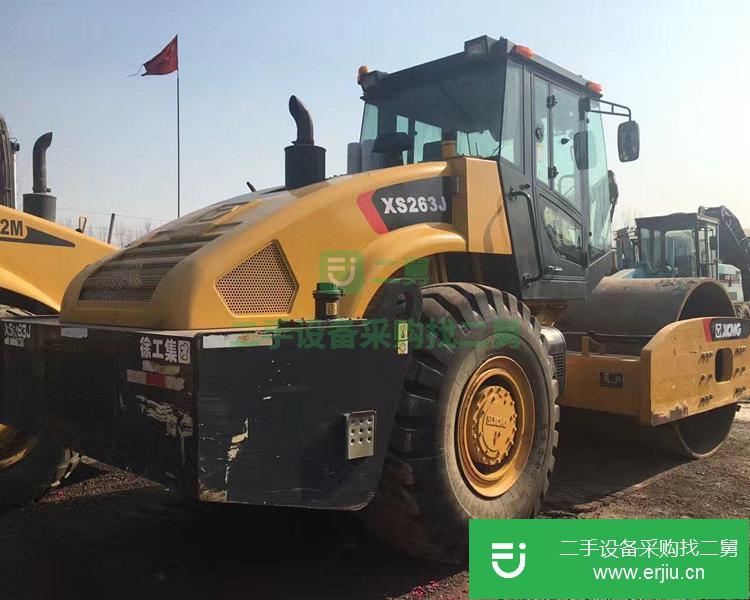 上海出售二手徐工22噸雙鋼輪壓路機