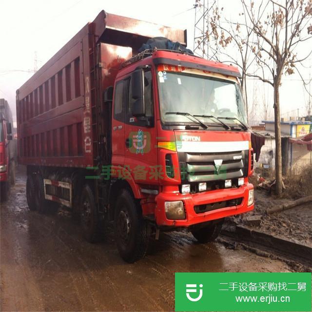 山東出售二手德龍自卸后翻貨車
