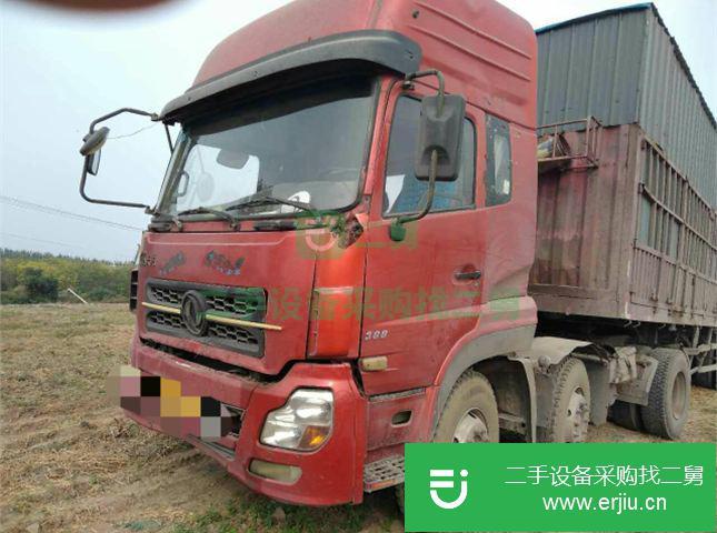 河北出售二手東風天龍倉欄半掛車