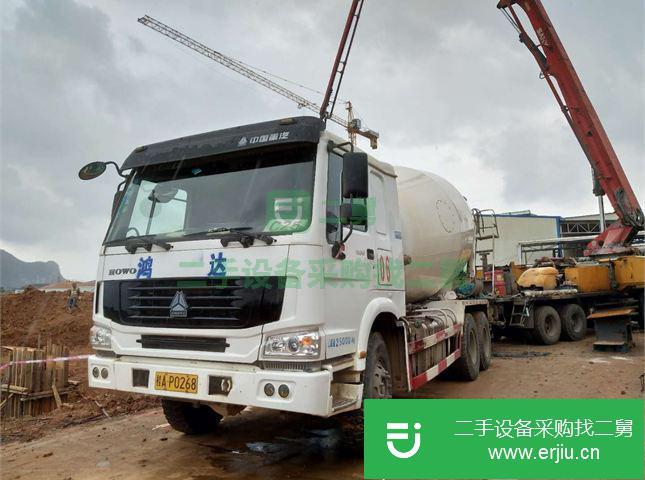 廣西出售二手中國重汽混凝土攪拌車