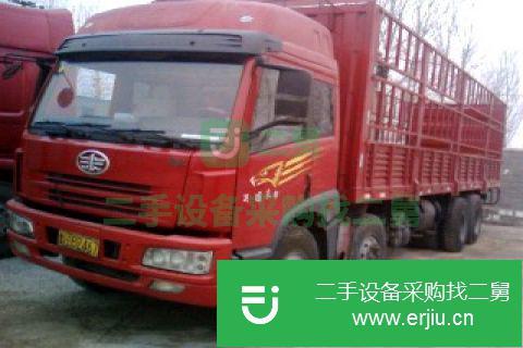 河南出售二手青島解放前二后八倉柵式載貨車