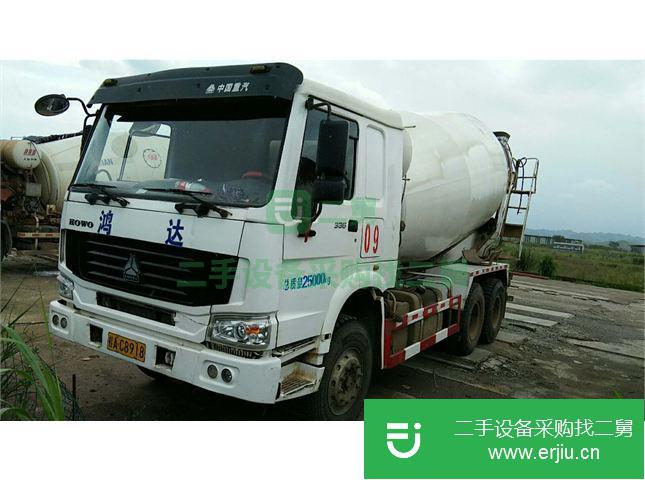 廣西出售二手中國重汽混凝土攪拌車