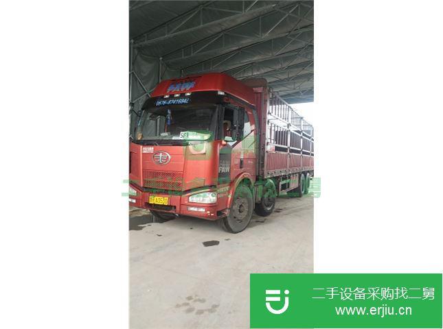 福建出售二手一汽解放J6前四后八倉欄載貨車