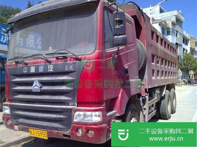 福建出售二手中國重汽前四后八自卸車
