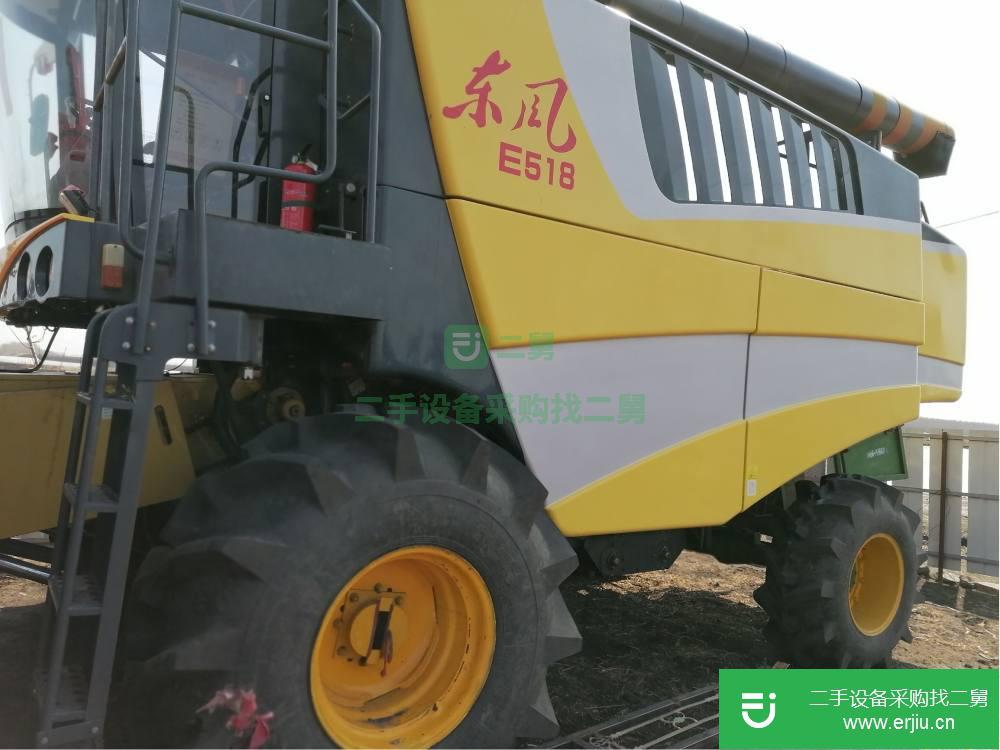 黑龍江出售二手東風E518玉米聯合收割機