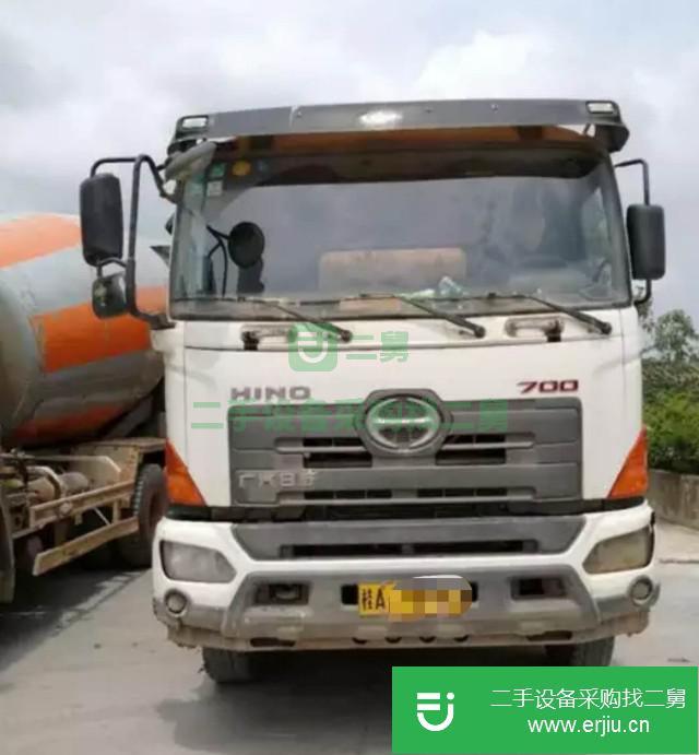 廣西出售二手廣汽日野700攪拌車