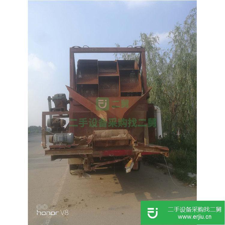山東出售二手輪式洗砂機