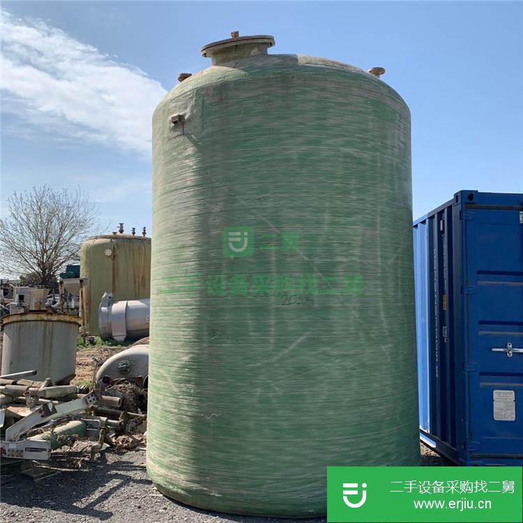 山東出售二手玻璃鋼儲罐30噸