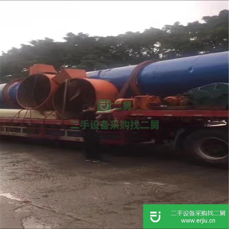 山東出售二手污泥三回程滾筒烘干機