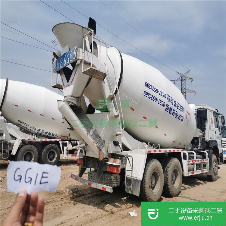 山東出售二手后八輪混凝土攪拌車