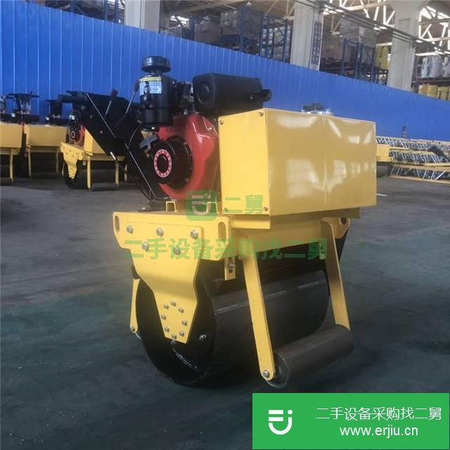 山東出售二手小型手扶式壓路機(jī)