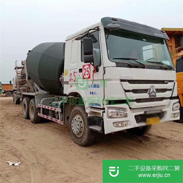 山東出售二手豪沃水泥攪拌車12方