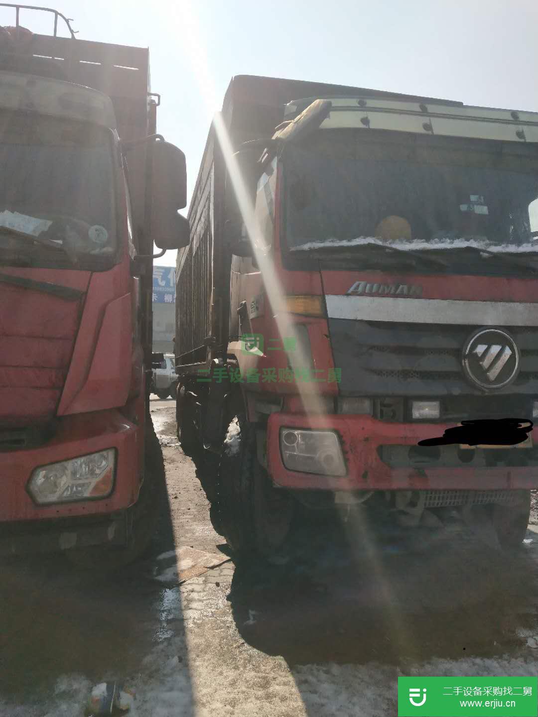 河北出售二手曼TGA重卡8.2米自卸車