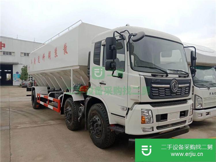 山東出售二手柳汽乘龍前四后八飼料車