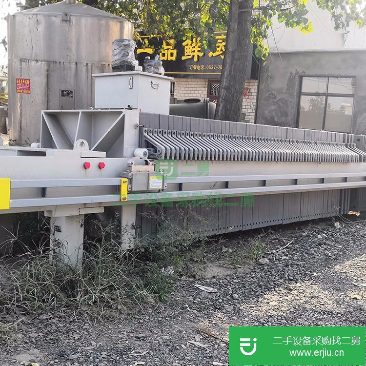 山東出售二手污泥處理壓濾機(jī)