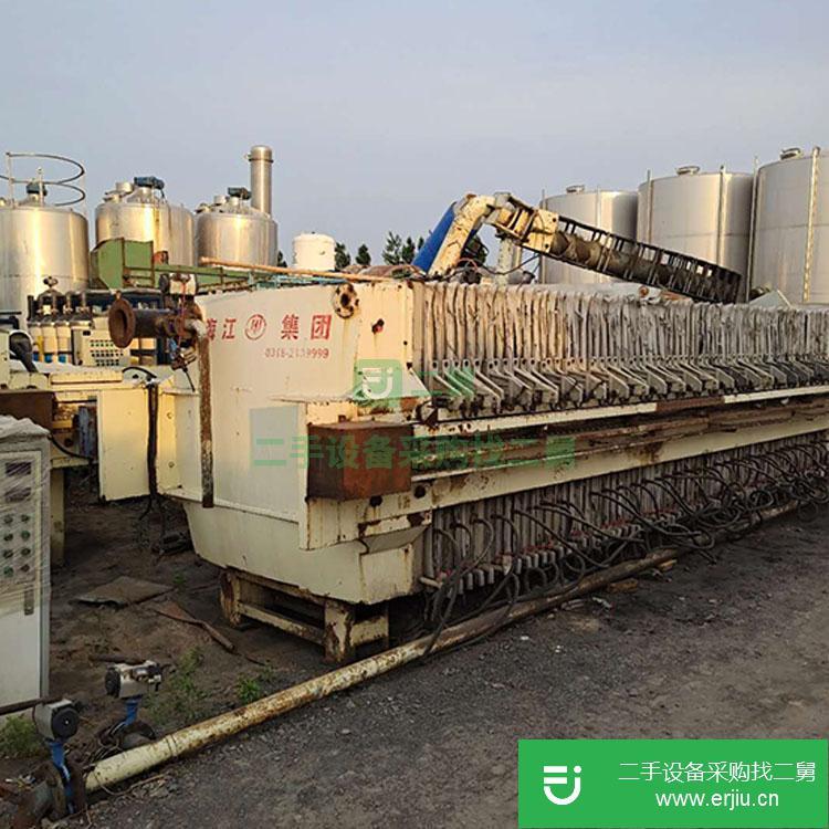 山東出售二手板框式不銹鋼壓濾機