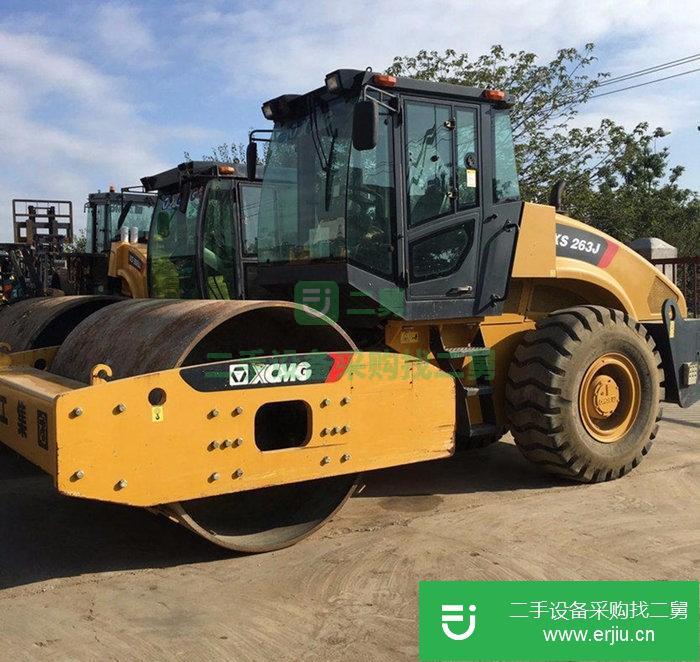上海出售二手徐工22噸雙鋼輪壓路機