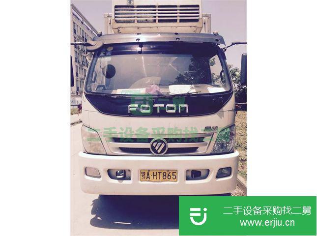 湖北出售二手福田中型廂式冷藏貨車